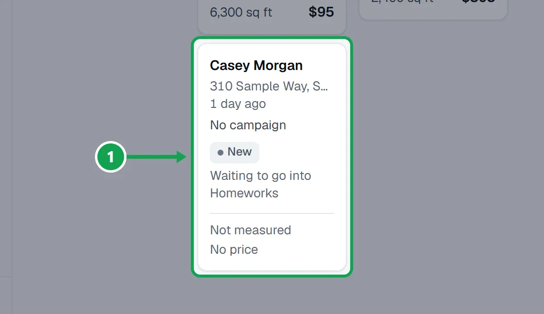 Step 1: Open Requests and press the junk request to open it. The part to press is outlined in green.